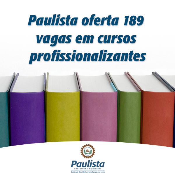 VAGAS EM CURSOS PROFISSIONALIZANTES